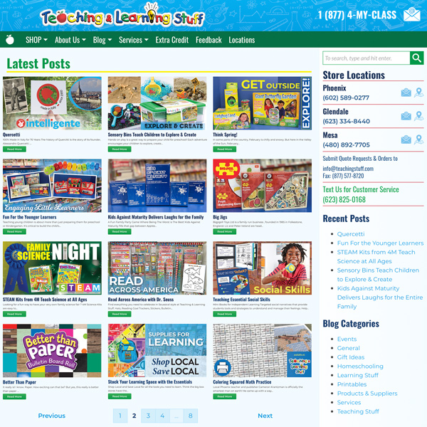 Learn something new at our blog