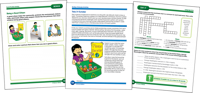 Summer Bridge Learning sample pages